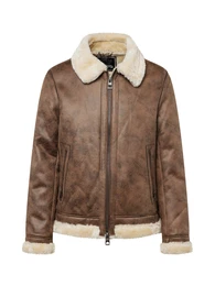 Jacke kitt / hellbraun / dunkelbraun