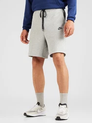Nike Sportswear Shorts 'Tech Fleece' graumeliert/schwarz