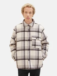 TOM TAILOR DENIM Jacke creme/grau/schwarz