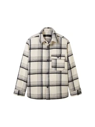 TOM TAILOR DENIM Jacke creme/grau/schwarz