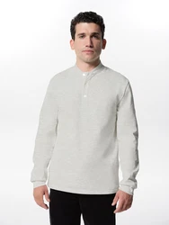 ABOUT YOU x Jaime Lorente Shirt 'Pierre' graumeliert