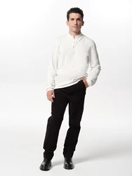ABOUT YOU x Jaime Lorente Hose 'Caspar' schwarz