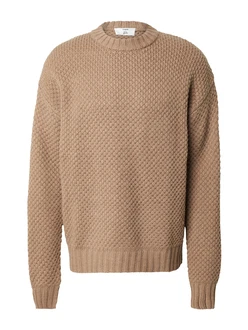 ABOUT YOU x Jaime Lorente Pullover Philipp cappuccino