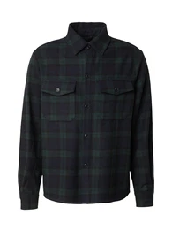 Hemd 'Rene' navy / dunkelgrn