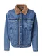ABOUT YOU x Jaime Lorente Jacke 'Sebastian' blue denim / hellbraun