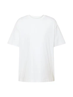 WEEKDAY T-Shirt dunkelgrau/weiß