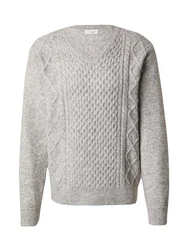 ABOUT YOU x Kevin Trapp Pullover 'Mert' graumeliert