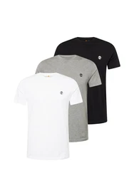 Timberland T-Shirt DUNSTAN RIVER 3xPack Tee Grau/Weiß/Grau/Weiß/Grau/Weiß/Grau/Schwarz/Weiß/Grau/Weiß/Grau/Weiß/Grau/Weiß/Grau/Weiß/Grau/Weiß/Grau/Weiß/Grau/Weiß/Grau/Weiß/Grau/Weiß/Grau/Weiß/Grau/Weiß/Grau/Weiß/Dunkelgrau