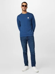 SCOTCH & SODA Sweatshirt blau/weiß