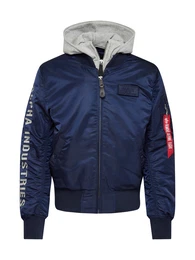Jacke navy / graumeliert / rot / wei