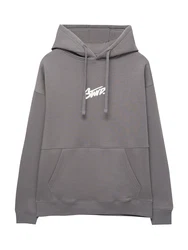 Pull&Bear Sweatshirt grau/weiß