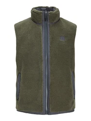 JACK & JONES Steppweste navy/grn