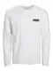 JACK & JONES Shirt schwarz / weiß