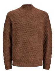 JACK & JONES Pullover Ziggi braun