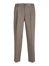 Hose 'Karl' ecru / braun / schwarz
