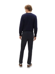 TOM TAILOR Hose navy/weiß