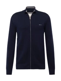 Strickjacke marine / wei