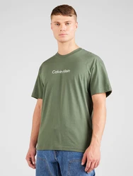 Calvin Klein T-Shirt 'Hero' oliv/weiß