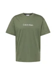 Calvin Klein T-Shirt 'Hero' oliv/weiß