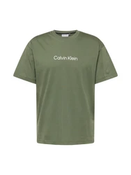 Calvin Klein T-Shirt 'Hero' oliv/weiß