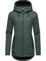 Zimní bunda 'Zuzka' tmavě zelená