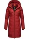 Ragwear Zimní kabát 'Amarri'  červená / černá