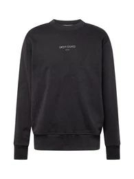 Sweatshirt 'De Sarro' grau / schwarz / wei