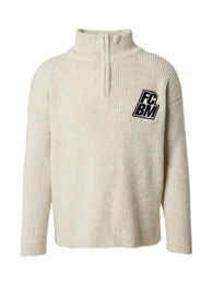 Pullover 'Carl' schwarz / offwhite