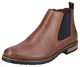 Rieker Stiefel '14653' dunkelblau / cognac