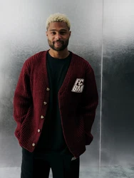 FCBM Strickjacke 'Dave' rot