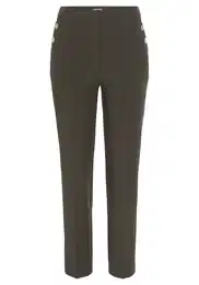 Kalhoty s puky khaki