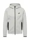 Nike Sportswear Sweatjacke 'TCH FLC' graumeliert / schwarz
