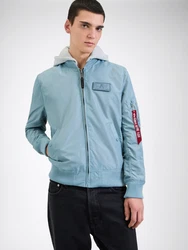 ALPHA INDUSTRIES Übergangsjacke rauchgrau/graumeliert