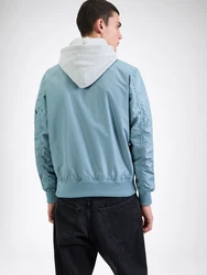 ALPHA INDUSTRIES Übergangsjacke rauchgrau/graumeliert