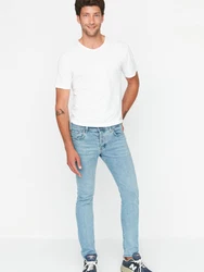 Trendyol Jeans Slim Fit Hellblau/Hellblau/Hellblau/Hellblau/Hellblau/Hellblau/Hellblau/Hellblau/Hellblau/Hellblau/Hellblau/Hellblau/Blau