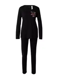 Pyžamo 'Sets' pastelově růžová / černá