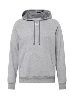 UNDER ARMOUR Sportsweatshirt graumeliert/weiß