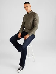 LINDBERGH Businesshemd Oxford-Hemd oliv