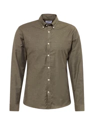 LINDBERGH Businesshemd Oxford-Hemd oliv