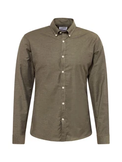 LINDBERGH Businesshemd Oxford-Hemd oliv