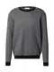 DAN FOX APPAREL Pullover 'Devin' grau / schwarz