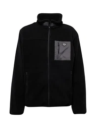 Fleecejacke 'Julius' anthrazit / schwarz