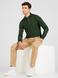 Hackett London Shirt Poloshirt dunkelgrn/orange