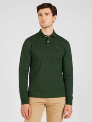 Hackett London Shirt Poloshirt dunkelgrn/orange