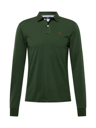 Poloshirt dunkelgrn / orange