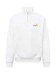 Carhartt WIP Sweatshirt Half Zip American Script Sweatjacke gelb/graumeliert/bordeaux