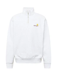 Sweatshirt gelb / graumeliert / bordeaux