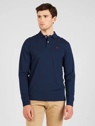 Hackett London Shirt Poloshirt navy/rot