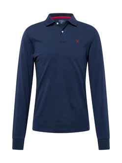 Hackett London Shirt Poloshirt navy/rot