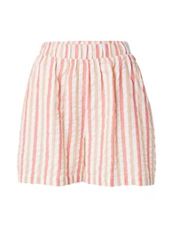 Kalhoty 'Lucid' korálová / broskvová / přírodní bílá